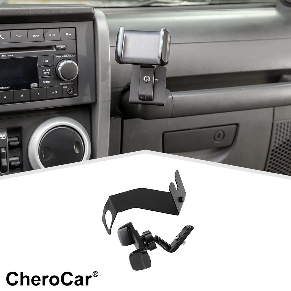 Dashboard Phone /Two-Way Walkie-Talkie Radio Bracket for 07-10 Jeep Wrangler JK
