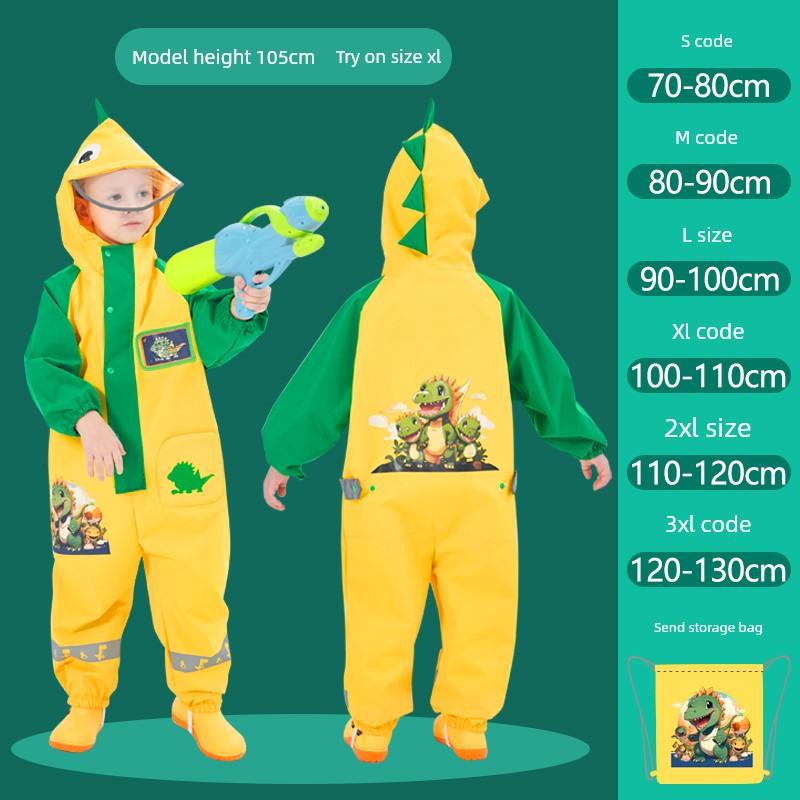 Set Impermeabile Intero con Pantaloni per Bambini, Tuta Impermeabile Integrale per Bambini Piccoli, Studenti, Scuola Materna, Bambine e Bambini, Stivali da Pioggia e Pioggia