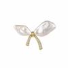 Gold Tone Pearl Brooch Pearl Like Lapel Pin Versatile Butterfly Brooch  Dresses