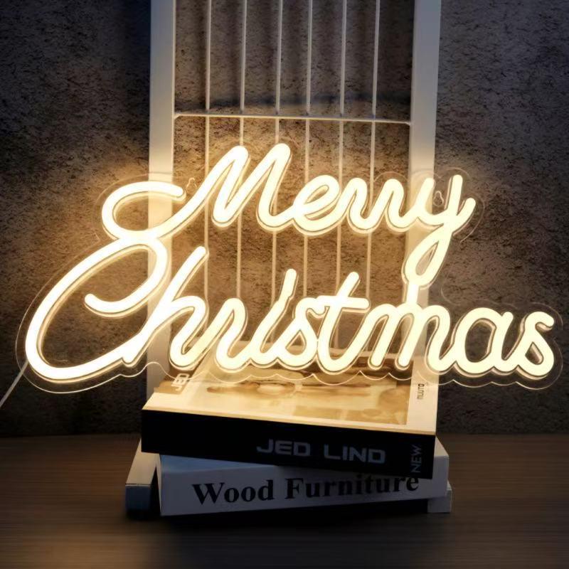 Happy Birthday LED Neon Sign - Acrylic Backplate Decoration Light