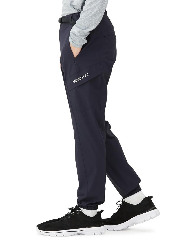 Long Pants Descente Stretch Nylon Cargo Jogger Pants Water Repellent UV Protection Cool Touch NV 3L [Move Sports] 4-way (UPF50+) Men's