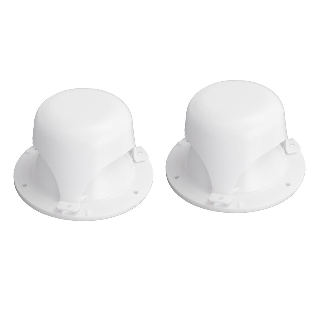 2 Set RV Sanitär Entlüftungskappen Ersatz Kunststoffabdeckung Set für Anhänger Wohnmobil Dach Abwasser