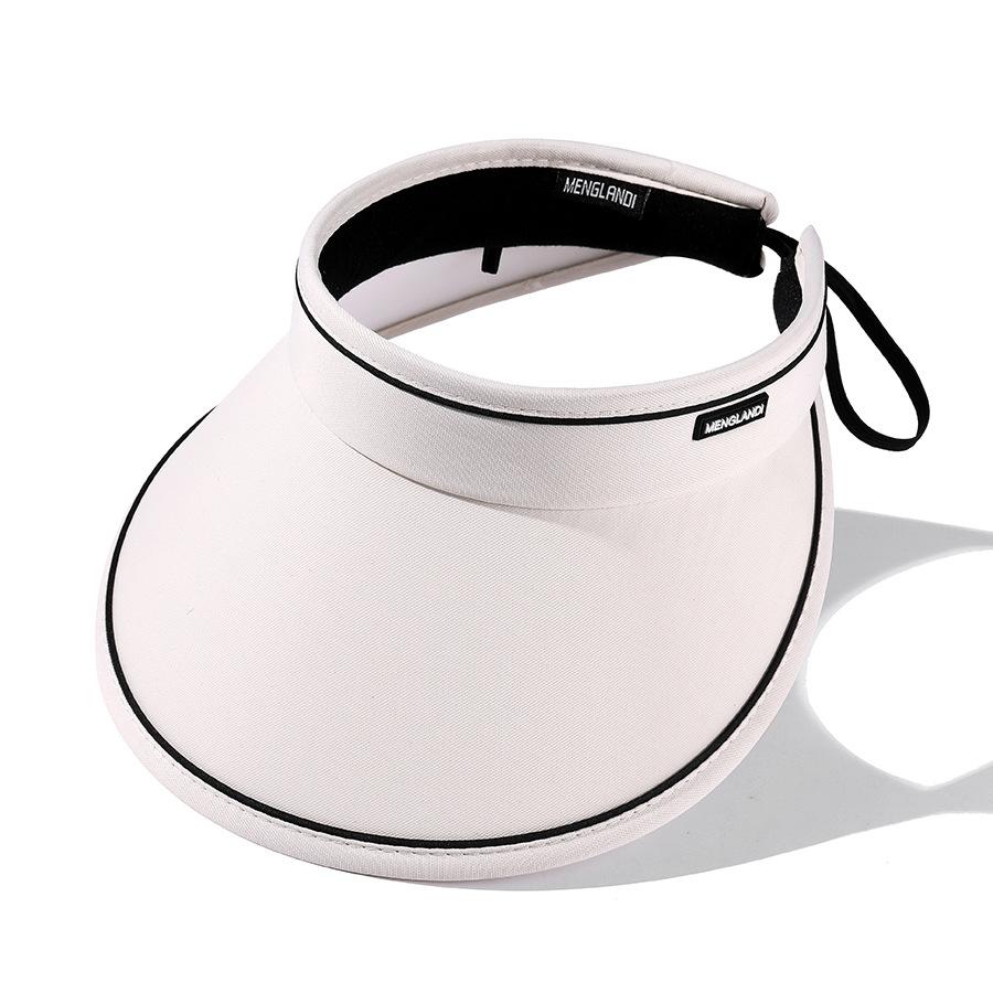 Chapéu de sol vazio de verão para mulheres, chapéu de aba larga, chapéu de praia anti-ultravioleta, chapéu para meninas, bonés femininos, proteção UV, chapéus de sol