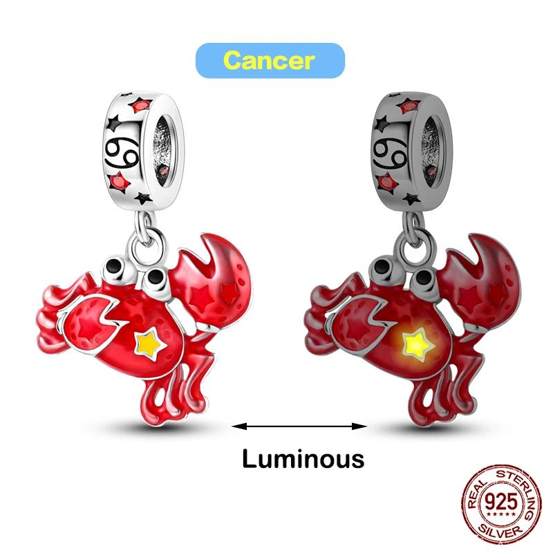 Copper Red Color Collection Heart Shape Charm Bead Charms Bead Charms Suitcase Pendant Compatible With Authentic Bracelets Lucky Jewellery Gifts