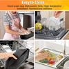 Set di Stampi in Silicone/Griglie/Utensili per Friggitrice ad Aria per Ninja Double Stack XL/Foodi SL400EU, AF300EU/AF400EU 7.5L-9.5L