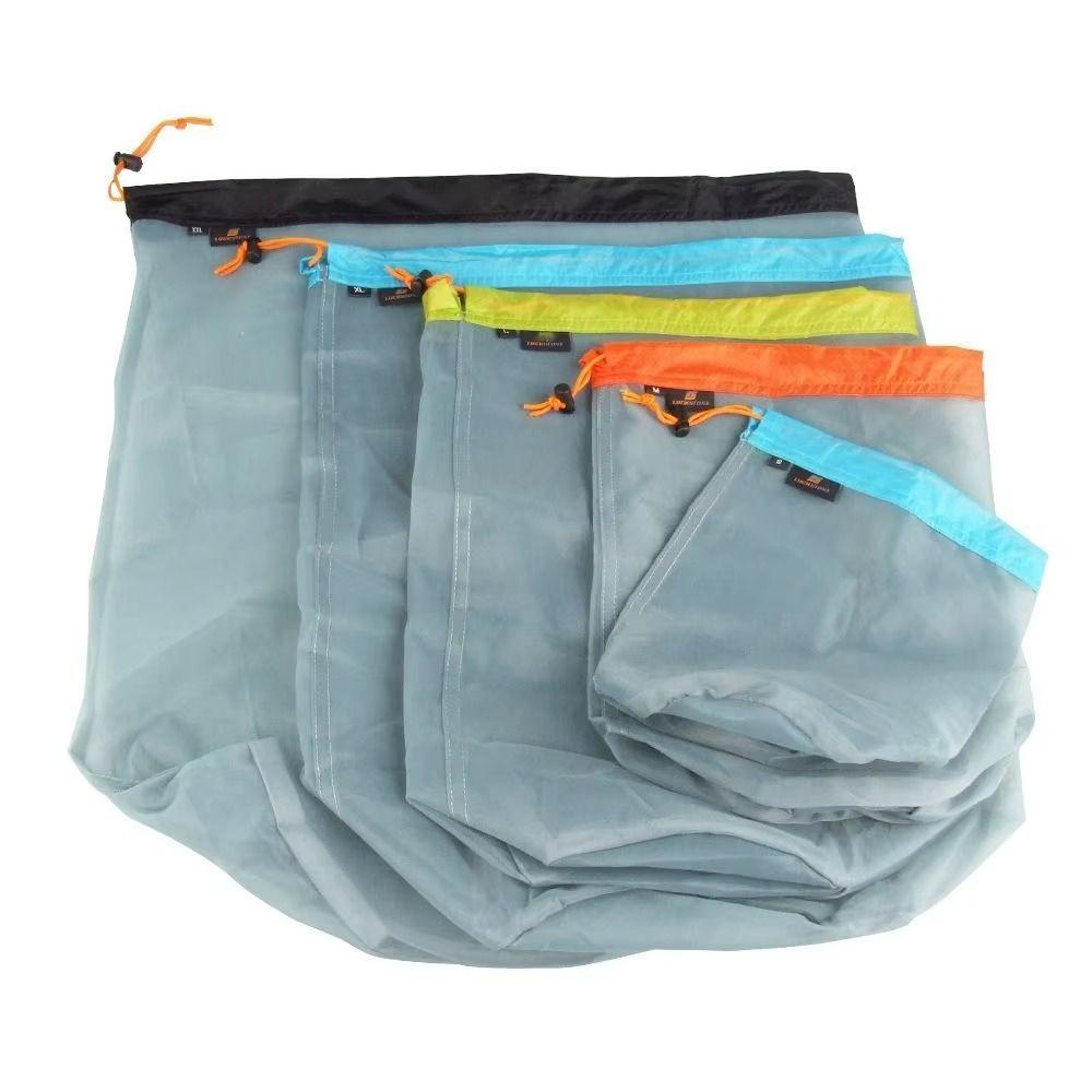 Lightweight Drawstring Storage Bag High Quality Ultralight Mesh Bag Sports Accessories