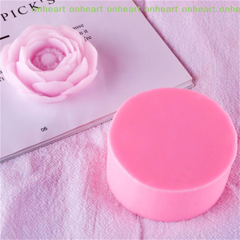 [C]Peony Flower Handmade Soap Silicone Mold Making Candle Mold Fondant Cake Decor