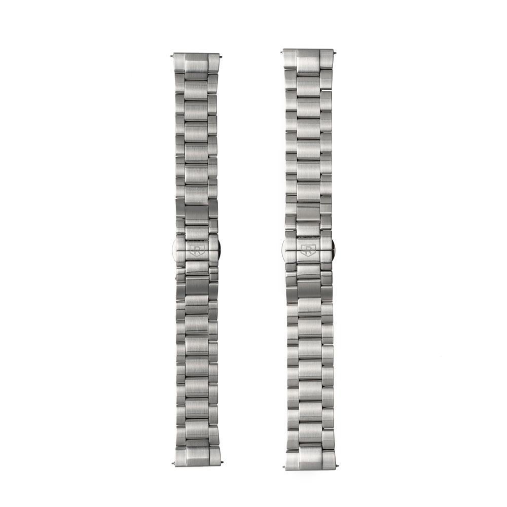 Lingke Smartwatch Compatible Strap Metal One Silver