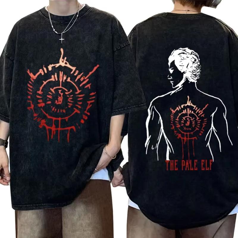 Astarion Girl Dinner Graphic T Shirt Baldurs Gate  Fan Gamer Washed T Shirts Women Unisexs Vintage Gothic Cool Tshirt Streetwear