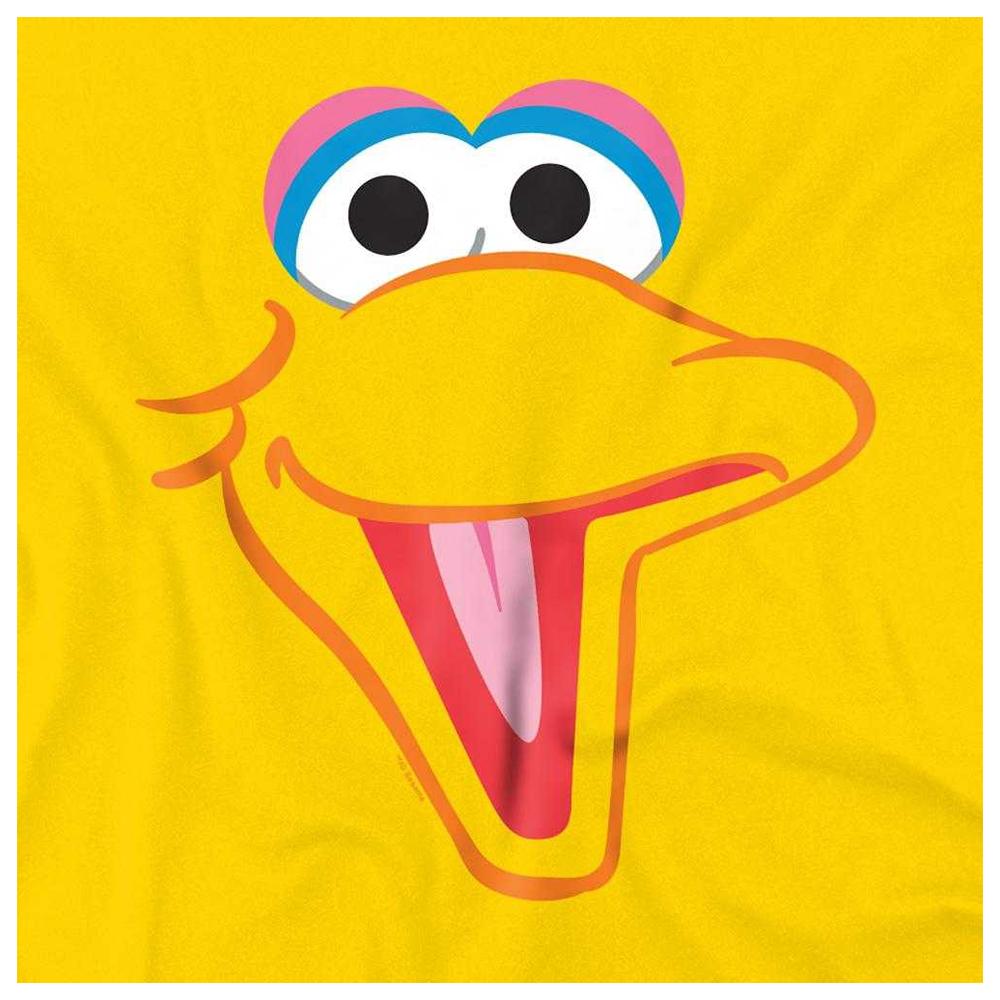 Sesame Street Unisex Adult Big Bird Head T-Shirt