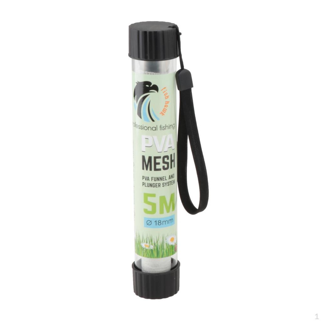 5m PVA Mesh Bait Net for Carp Fishing Water Soluble Feeding Equipment Storage Bags