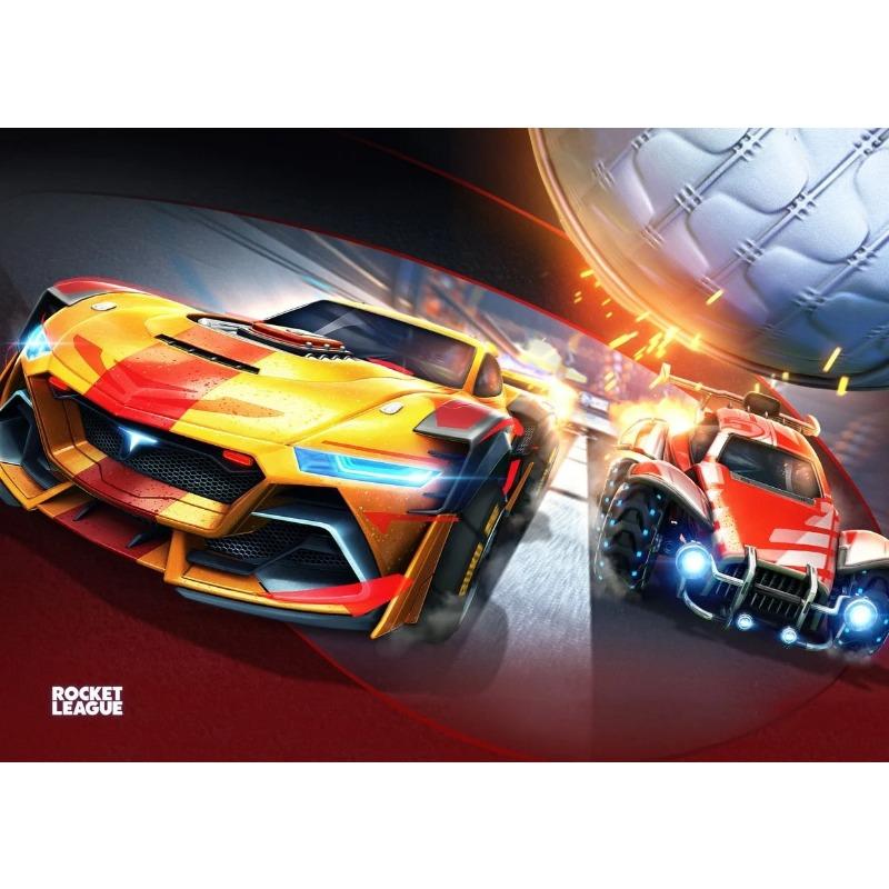 Rocket League Game Poster Neon Video Game Canvas Painting Wall Art Picture for Modern Boy Room Living Room Home Decor Cuadros