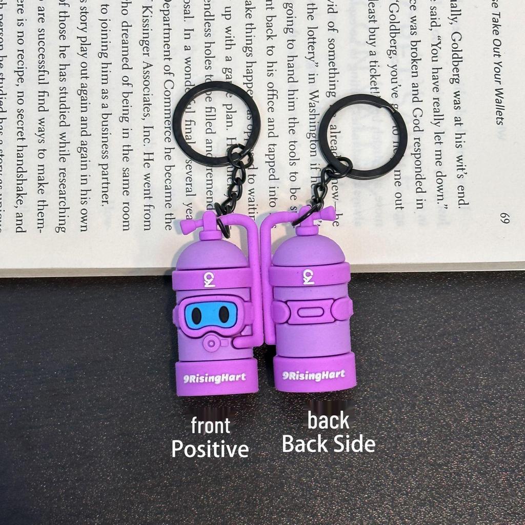 Miu Series Mini Barbell & Dumbbell Plate Keychain Bag Charm