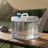Foldable Water Tank Food Grade Container Lightweight for Travel, Road Trip 10L Faucet
