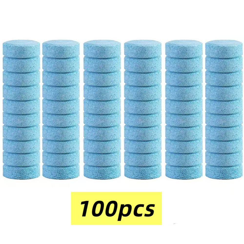 

Глубокий очиститель от накипи Глубокий моющий средство Домашняя стиральная машина Без бактерий Очистка Шипучие таблетки 100 шт. 100pcs синий