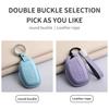PU Leather Car Key Case Cover Holder Keychain Protective Shell for Hyundai Creta Ix35 Ix45 I10 I30 I40 Remote Key