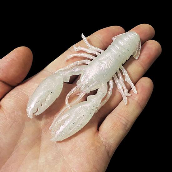 Kreveta Měkká nástraha Rybářská nástraha s ostrými háčky Realisticky vypadající Živá barva Aerodynamická umělá nástraha Falešná nástraha