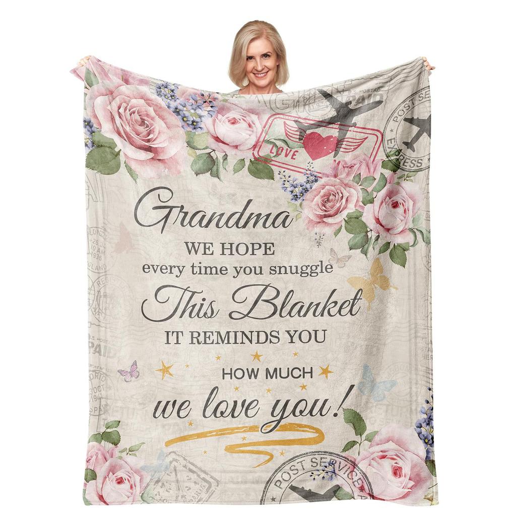 An Adult Gift for a Brother Printed Blanket for Sofa Bed Travel Camping Living Room Office Conditioning Blanket Seasons Gifts