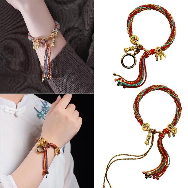 Fashionable Handmade Tibetan Bracelet Bangle Charm for Daily Wear Dates Parties