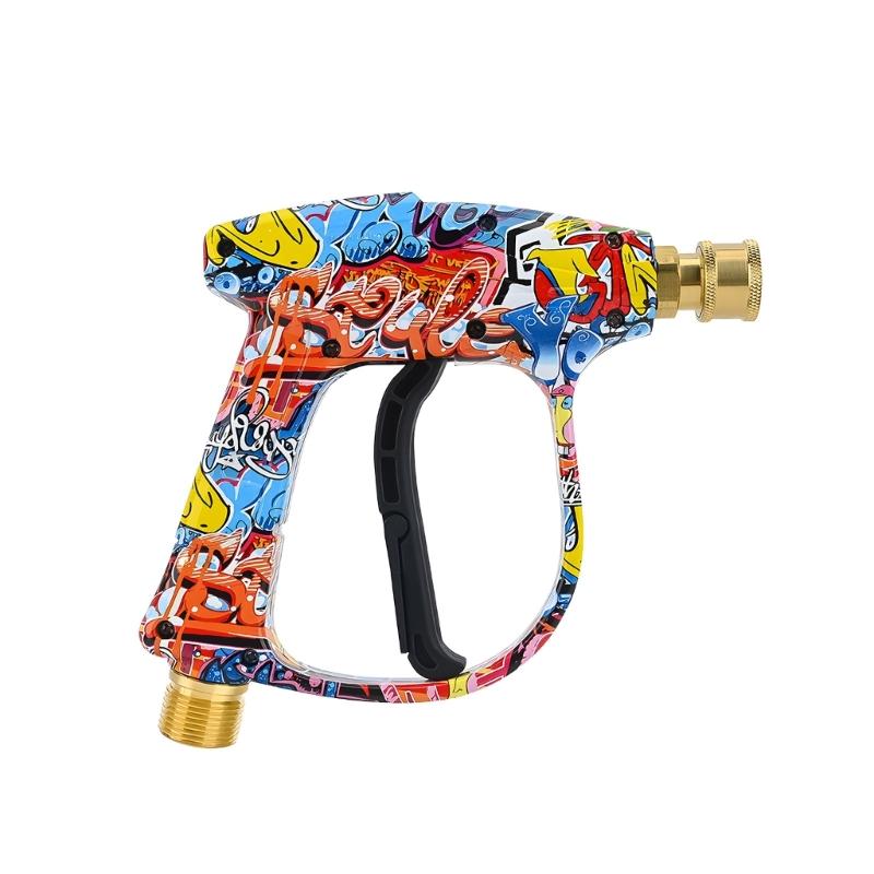 Professional Electric Power Washer 5 Adjustable Sprayed Tip Universal M22 Connector For Multiple Surfaces Washing Stubborn Stains