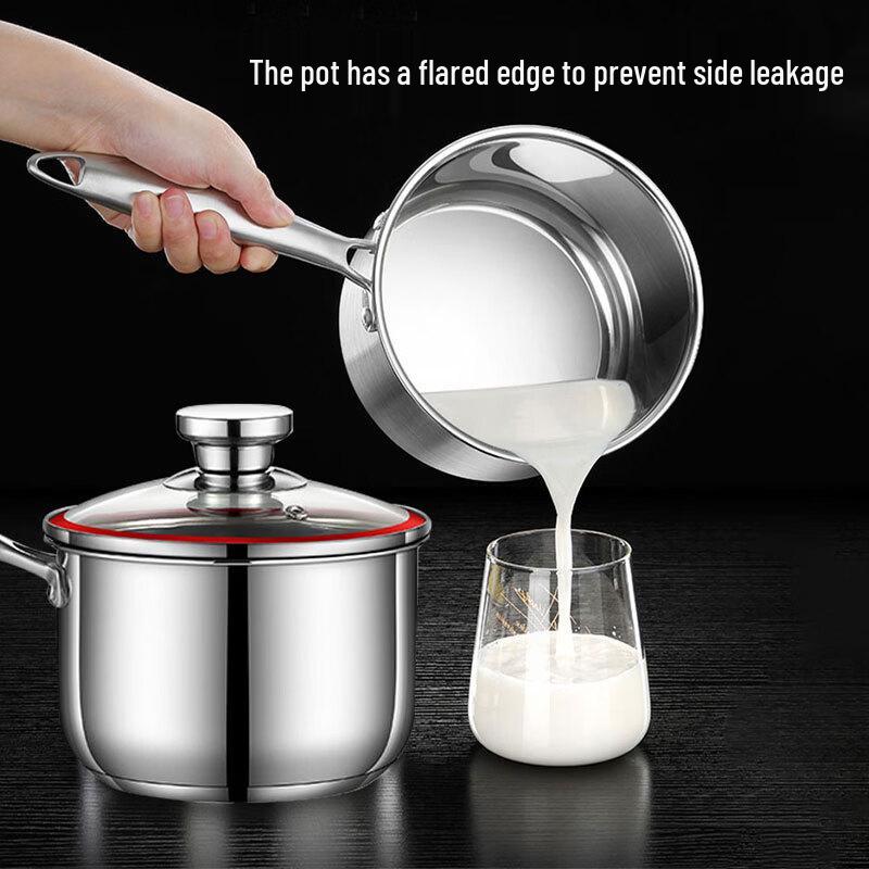 Shangheng 304 Stainless Steel 18CM Double Layer Milk Pot