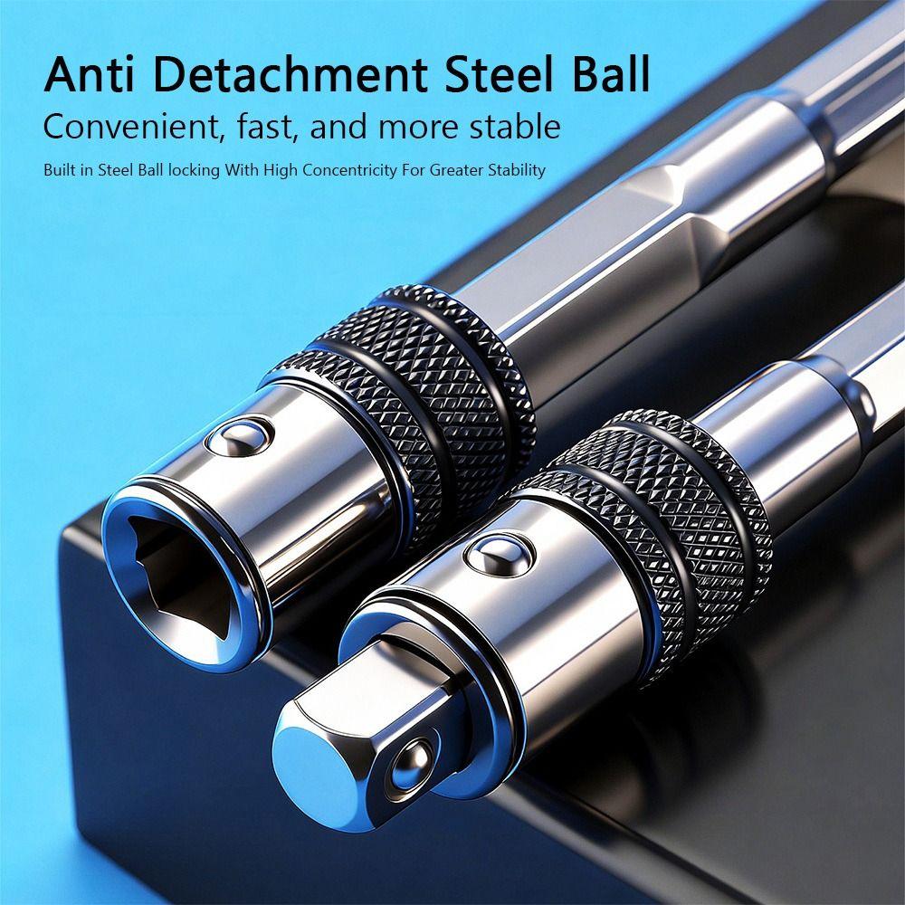 Quick Connect Portable Extension Rod Self-Locking Fast Position Bit Holder Dual Use Stable Connect Quick Release Tool Matching