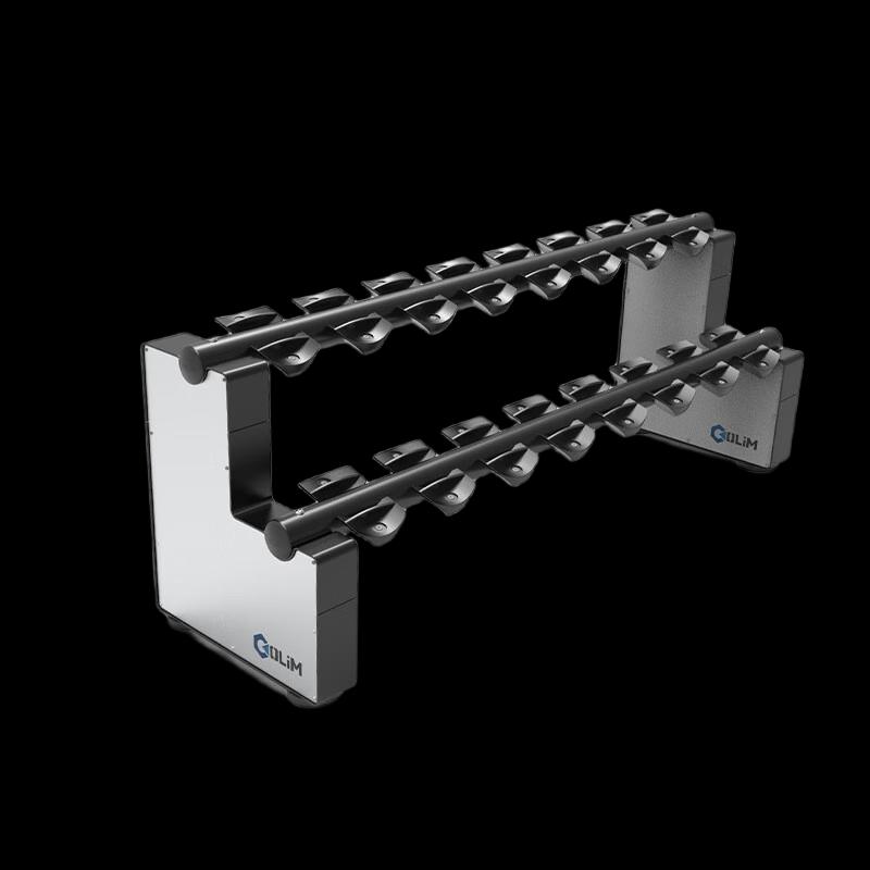 WEZHO Double-Layer Dumbbell Rack