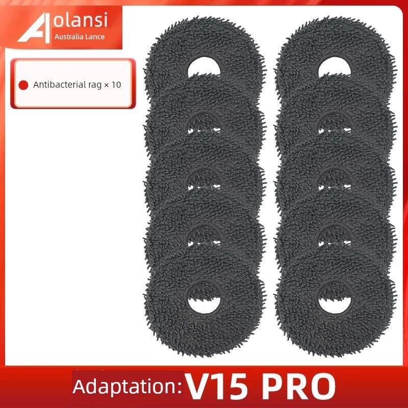 with Midea V15 Pro/Max Osmo Sweeping Robot Accessories Roll Side Brush Filter Mop Cloth Dust Bag Consumables