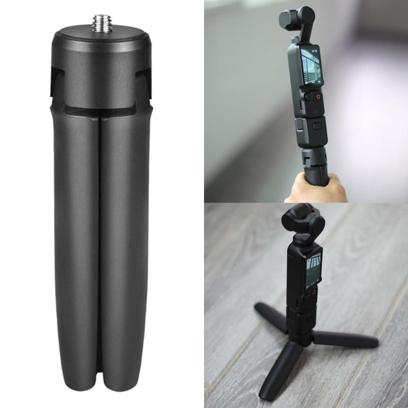 Mini-Stativ für Pocket 3 Action-Kamera Tragbarer Stativständer Schwarz Stativhalterung Selfie-Stick Stativ Outdoor-Fotografie