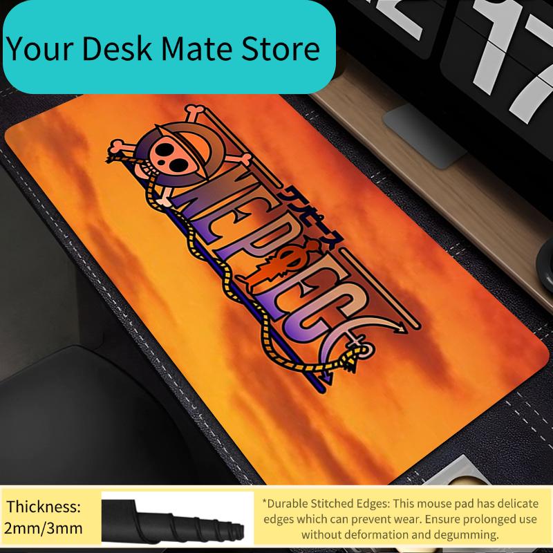 Mouse Pad one piece Edge White speed For e-sports players Office Laptop Computer Keyboard Pad Non Slip Desk Mat Mousepad