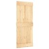 VidaXL Sliding Door and Hardware Kit 85x210 Cm Solid Pine 3332690