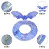 2026 New Summer Inflatable Swim Ring Eco Friendly Thickened PVC Cartoon Sequins Petal Parent Child Kids Water Float
