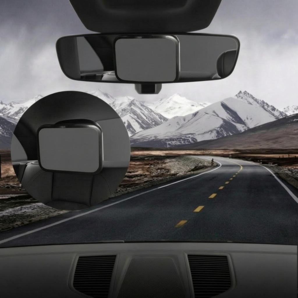 Backseat Baby Viewing Mirror No Tools Required Headrest-Mounted