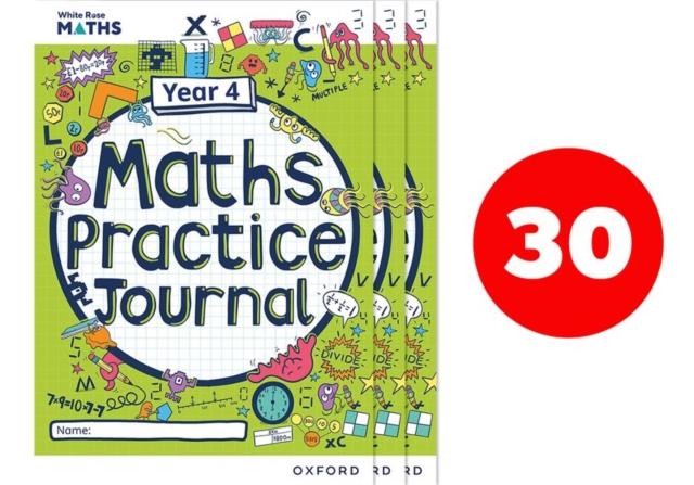 The White Rose Maths Practice Journals Year 4 Workbooks: Pack of 30 Book