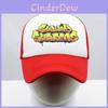 Subway Surfers Round Crown Baseball Cap Sun Shield Breathable For Casual Wear