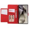 For Samsung Galaxy S24 Ultra Leather Phone Case with Card Holder,Wallet,Straps Protective Flip Cover