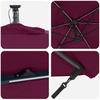 Sun Umbrella Burgundy Red 294 X 200 X 270 Cm