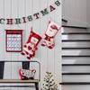 Christmas Holiday Decorations Set of 1/2  Festive Party Hanging Ornaments, High Quality Santa,Snowman Stockings,Polyester,Featherless, for Christmas,