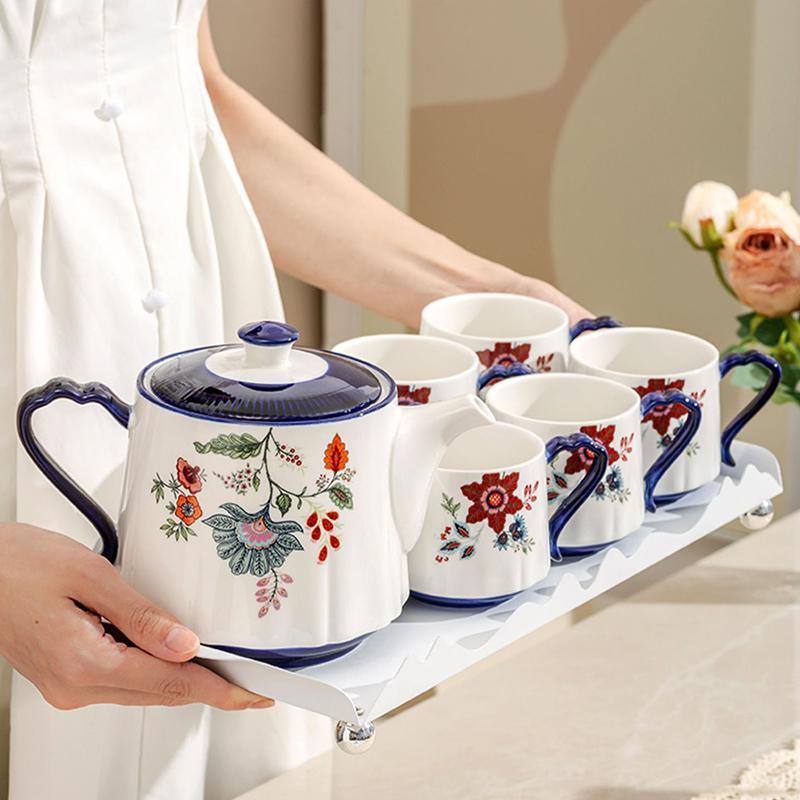 Creative Retro Style Ceramic Mugs Home Afternoon Tea Exquisite Coffee Cups High End Unique Tea Set Breakfast Milk Cup