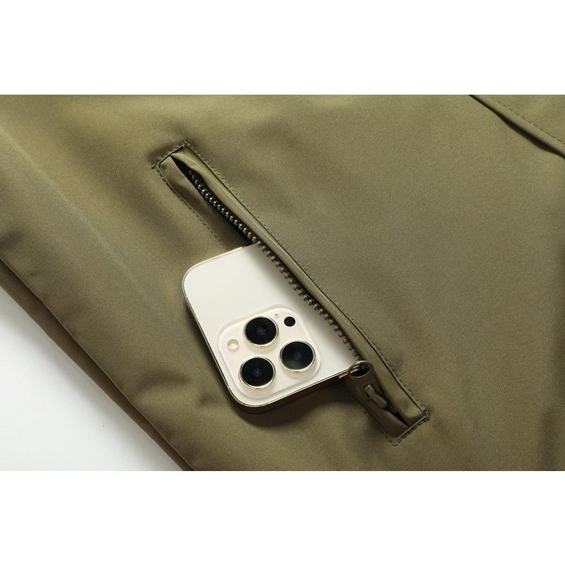 Men S Slim Fit Casual Long Sleeve Stand Collar Solid Jacket