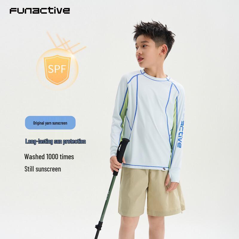 FUN ACTIVE Boys  UV Protection Long Sleeve Sports Tee 160