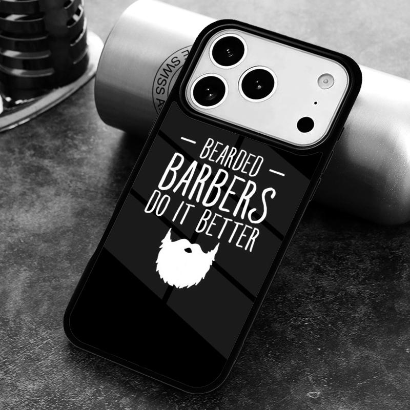 Barber Vintage Classic Barber Retro Distressed Phone Case For iPhone 17 16 15 14 13 12 11 Pro Max Plus 17Air Soft Silicone Cover