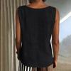 Women's Color Cotton And Linen Camisole Loose Inner Short Sleeve Versatile Bottoming Top