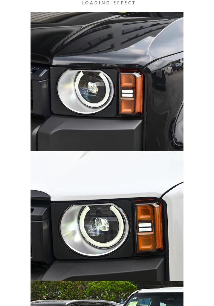 LED Daytime Running Lights & Turn Signals for 2024-2026 Toyota Prado LC250 Headlight Assembly