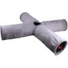 Cat Tunnel Tube for S, Cat Toys Collapsible, Kitty Tunnel Toy for Puppy, Kitten, Rabbit, Gray