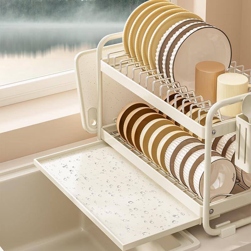 Nana Kitchen Double-Layer Countertop Dish Rack