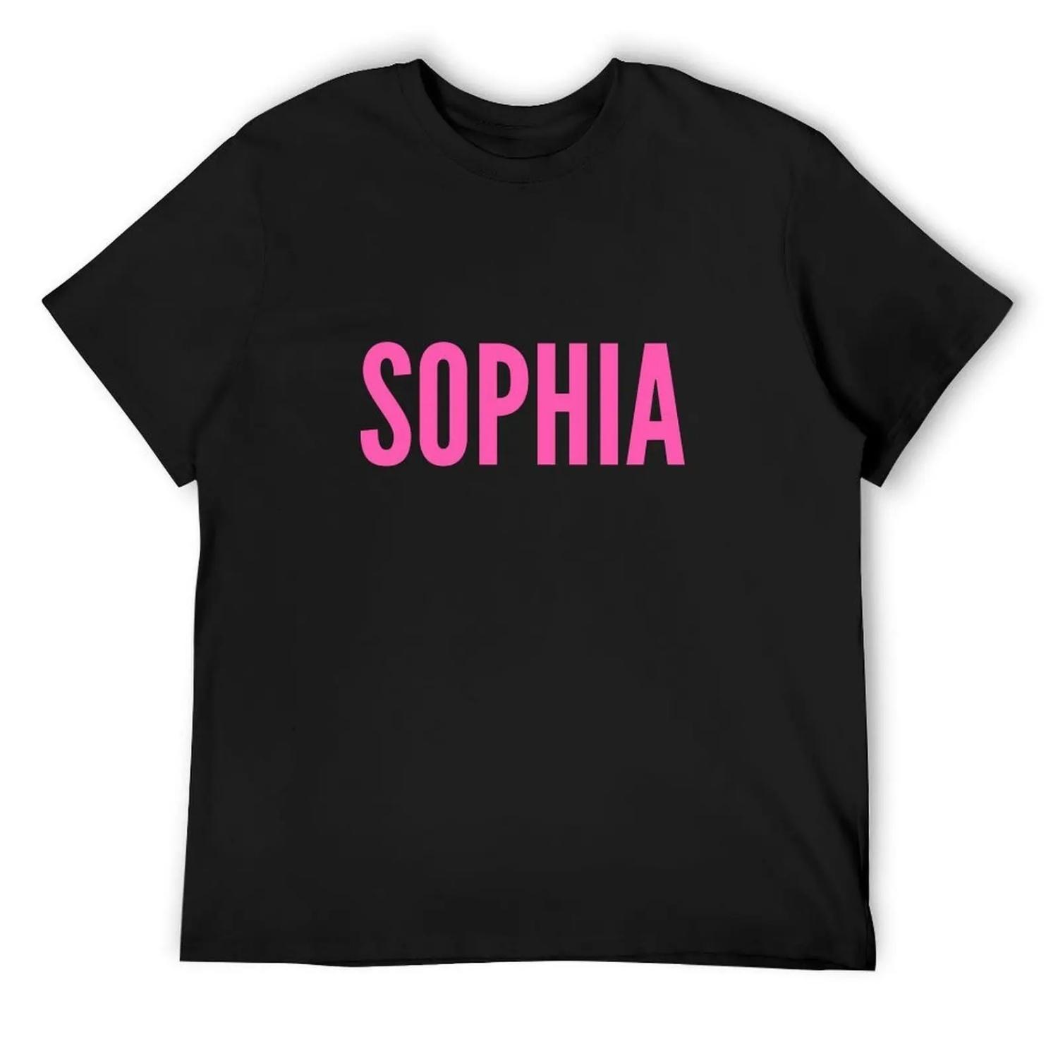 Sophia T-Shirt summer 2025 new edition custom t shirt vintage anime shirt t shirts for men cotton XXXXXL чёрный 1680₽
