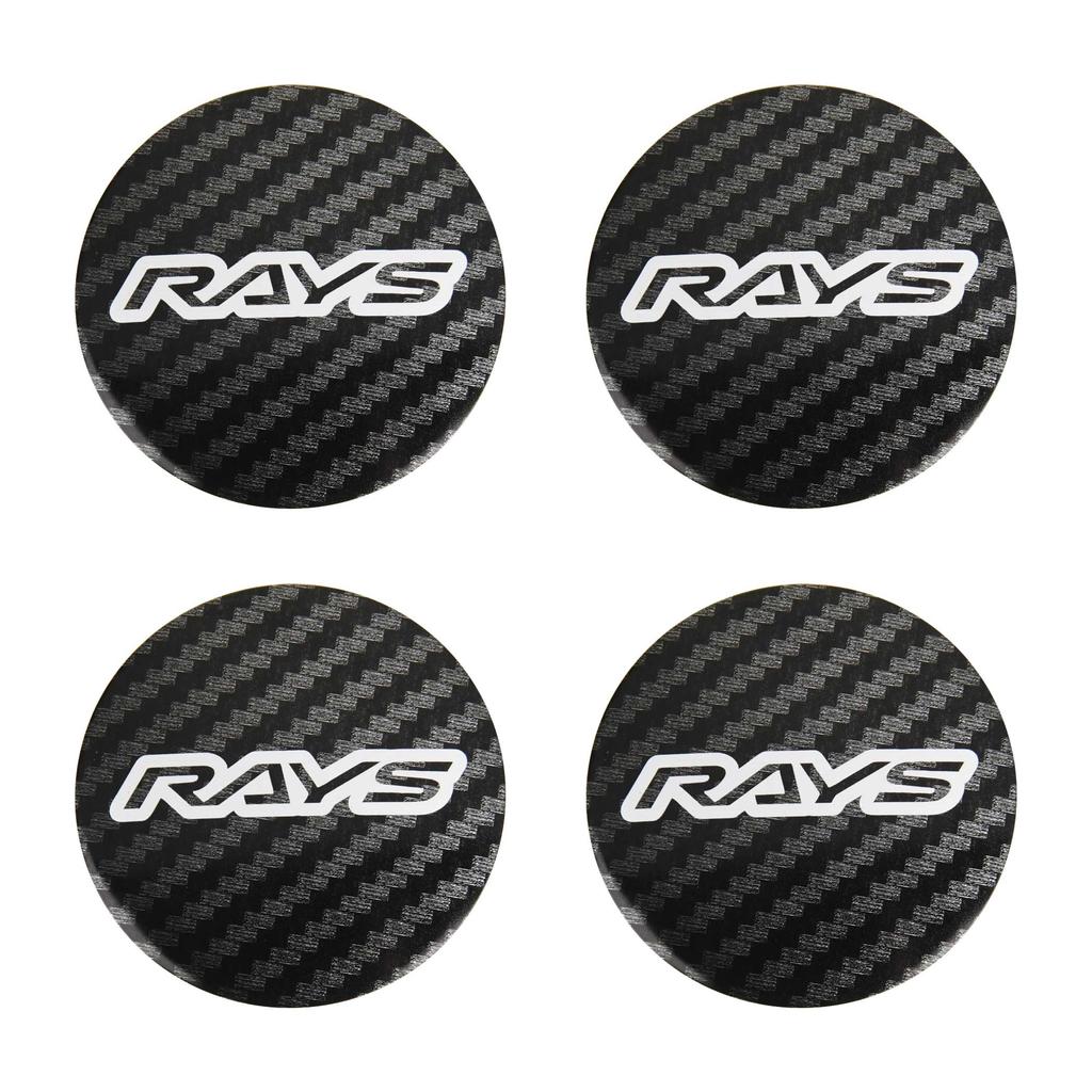 JDM Car Styling 45MM Wheel Center Emblem 50MM VOLK RAYS Logo 56MM Sport Rim Cap Stickers 60MM Wheel Cover Hub Badge Gram 65MM
