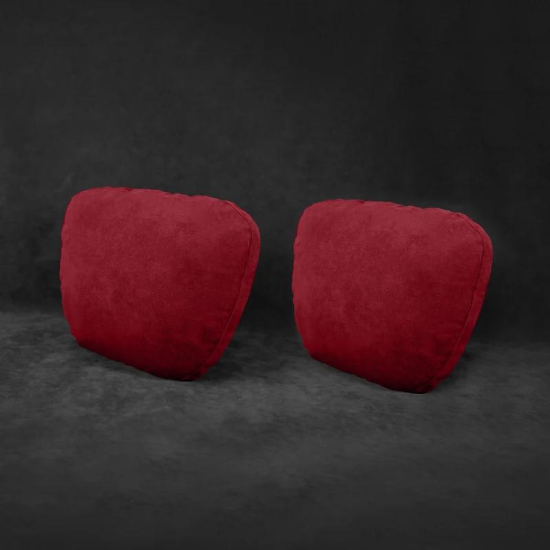 Italy Super Suede Car Maybach Design Headrest for Teala Model 3 Y X S Highland Mercedes Benz C W204 W205 W206 W212 W213 W177