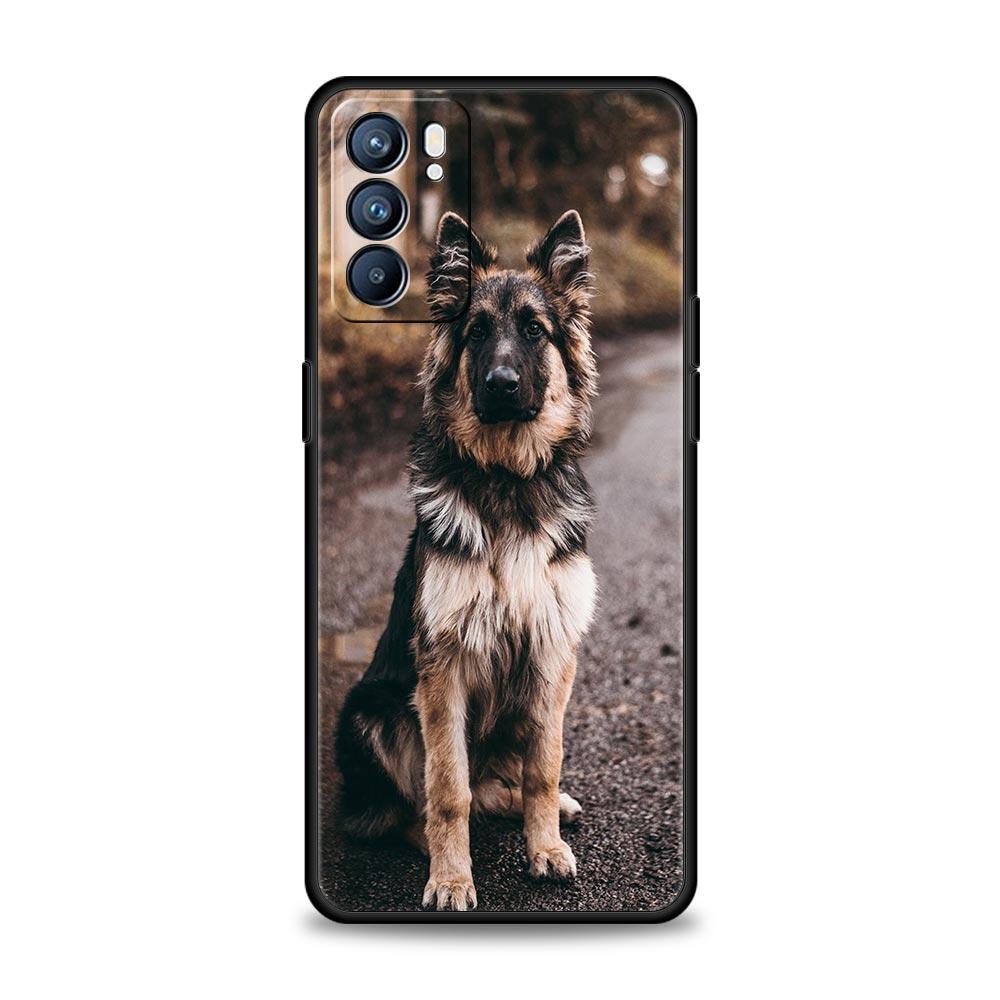 Phone Case For Oppo Reno13 Reno12 Reno11 F Reno10 Pro A54 A53 A95 A76 A74 A57 A98 A80 A79 5G A78 4G Cover German Shepherd Dog